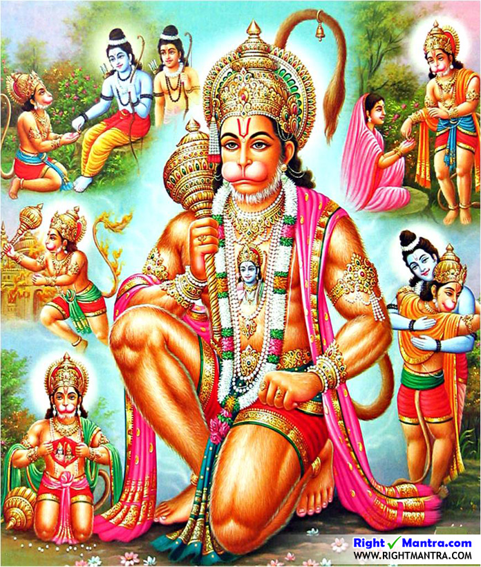 Hanuman with Rama